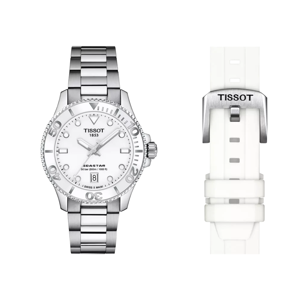 TISSOT SEASTAR 1000 36mm ESFERA BLANCA