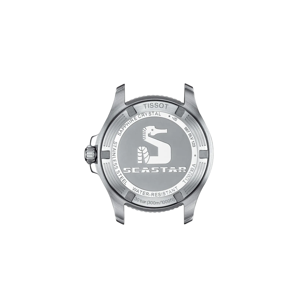 TISSOT SEASTAR 1000 36mm ESFERA NEGRA DETALLES DORADOS