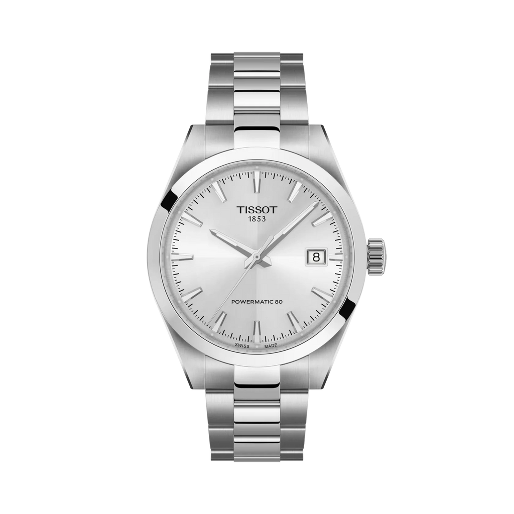 TISSOT GENTLEMAN 38mm PLATEADO