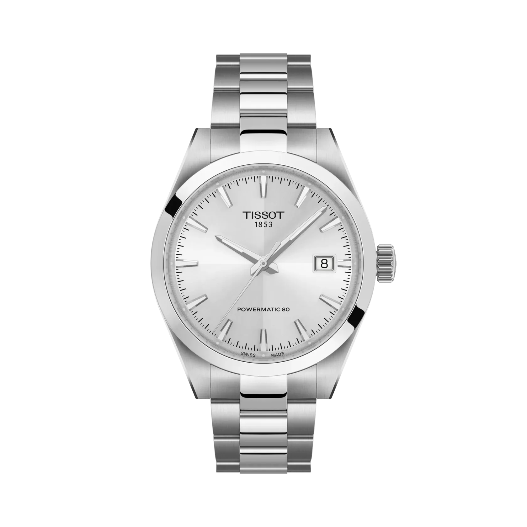 TISSOT GENTLEMAN 38mm PLATEADO