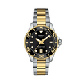 TISSOT SEASTAR 1000 36mm ESFERA NEGRA DETALLES DORADOS