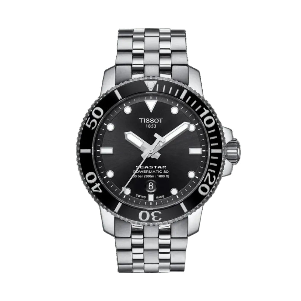 TISSOT SEASTAR 1000 43mm ESFERA NEGRA
