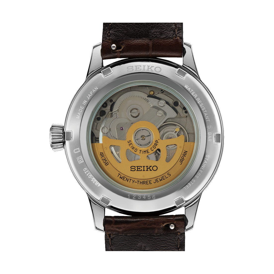 SEIKO PRESAGE COCKTAIL TIME CORREA CUERO