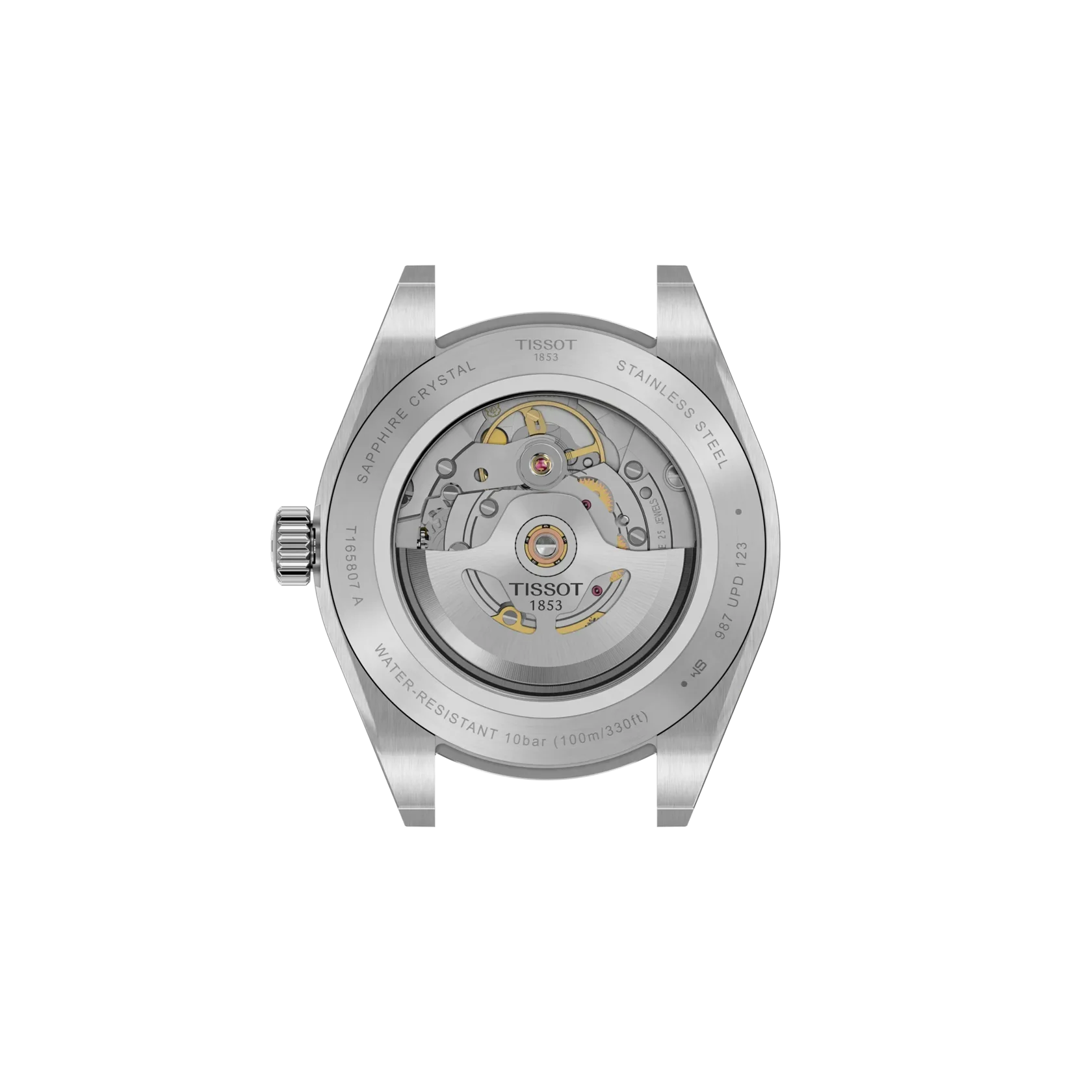 TISSOT GENTLEMAN 38mm PLATEADO