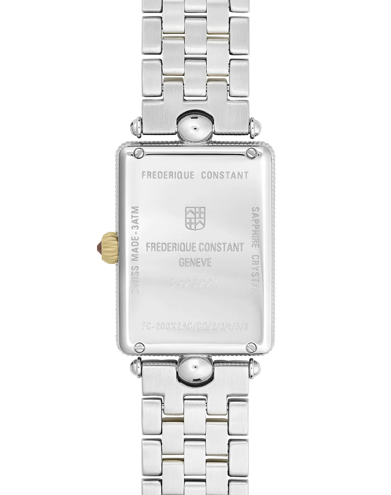 FREDERIQUE CONSTANT 28mm ART DECO CARREE BICOLOR