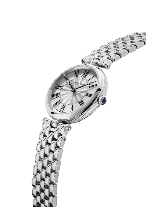 FREDERIQUE CONSTANT 30mm ART DECO ROUND ESFERA BLANCA