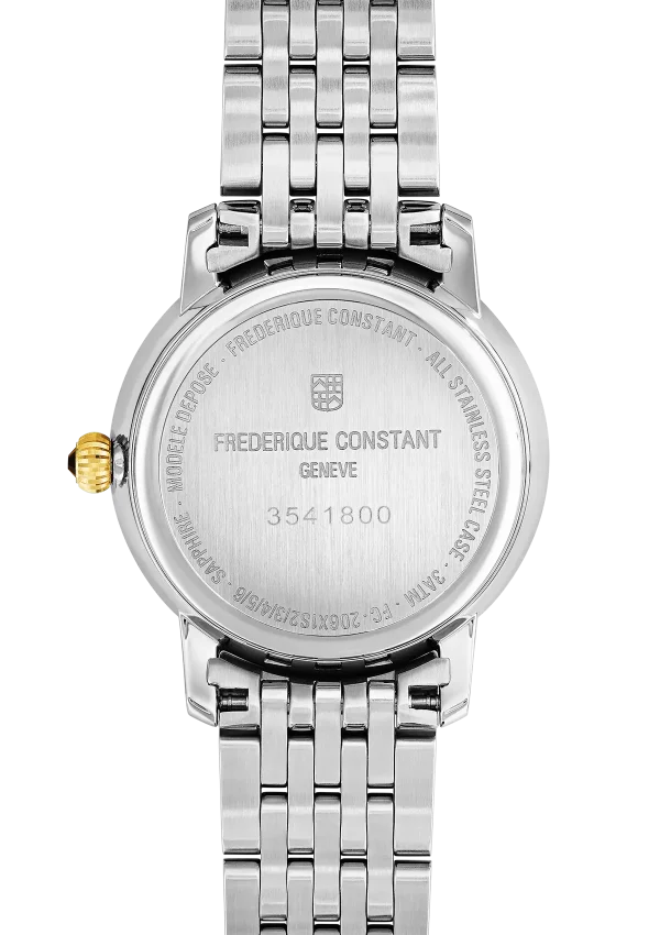 FREDERIQUE CONSTANT 30mm SLIMLINE LADIES MOONPHASE BICOLOR
