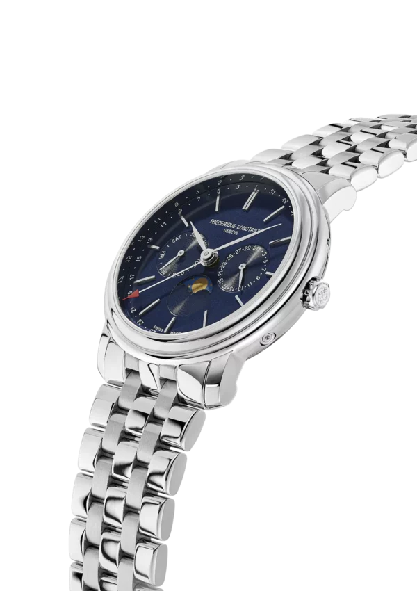 FREDERIQUE CONSTANT 40mm INDEX BUSINESS TIMER ESFERA AZUL