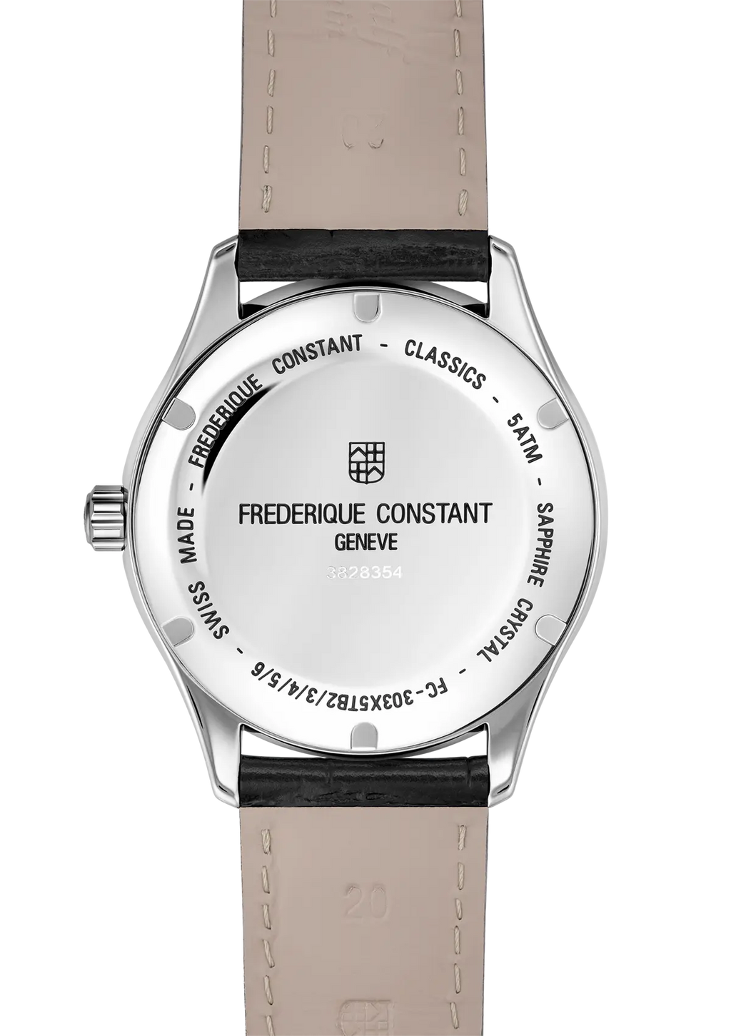FREDERIQUE CONSTANT CLASSICS AUTOMATIC 40 MM ESFERA BLANCA