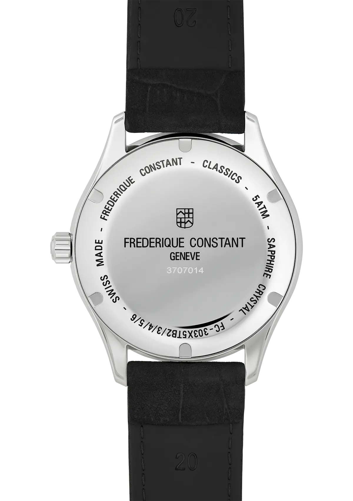 FREDERIQUE CONSTANT 40mm INDEX AUTOMATIC ESFERA NEGRA