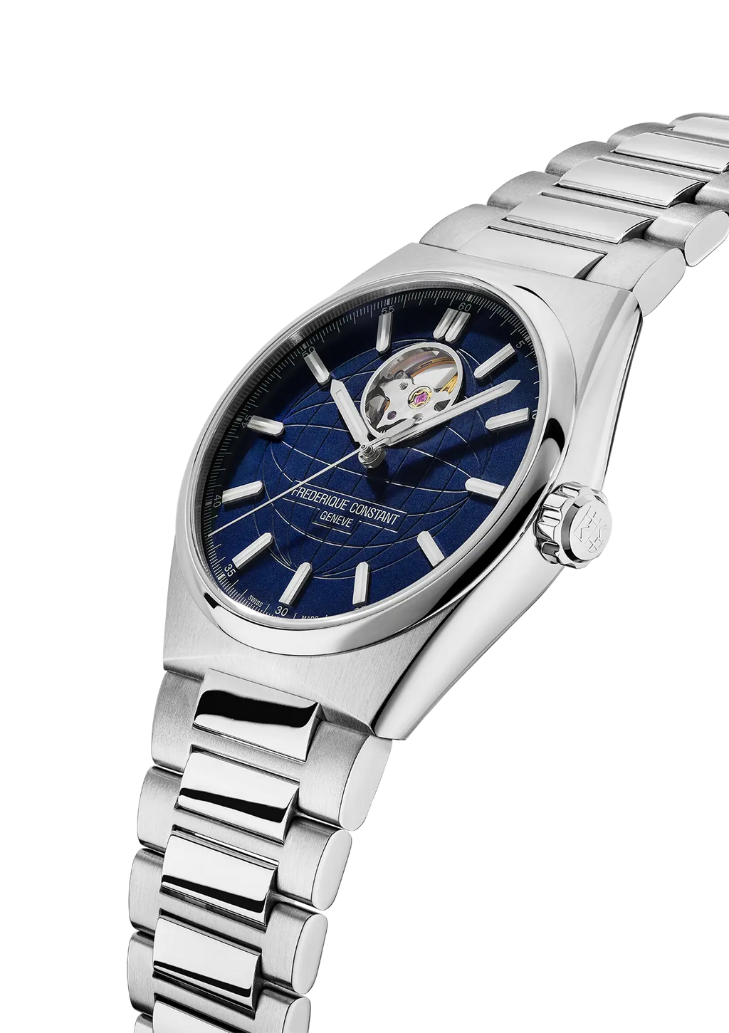 FREDERIQUE CONSTANT 39mm HIGHLIFE HEART BEAT AUTOMATIC ESFERA AZUL