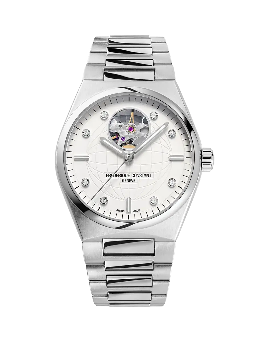 FREDERIQUE CONSTANT 34mm LADIES AUTOMATIC HEART BEAT ESFERA BLANCA