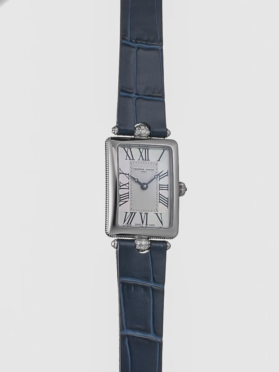 FREDERIQUE CONSTANT 28mm ART DECO CARREE CAJA BLANCA